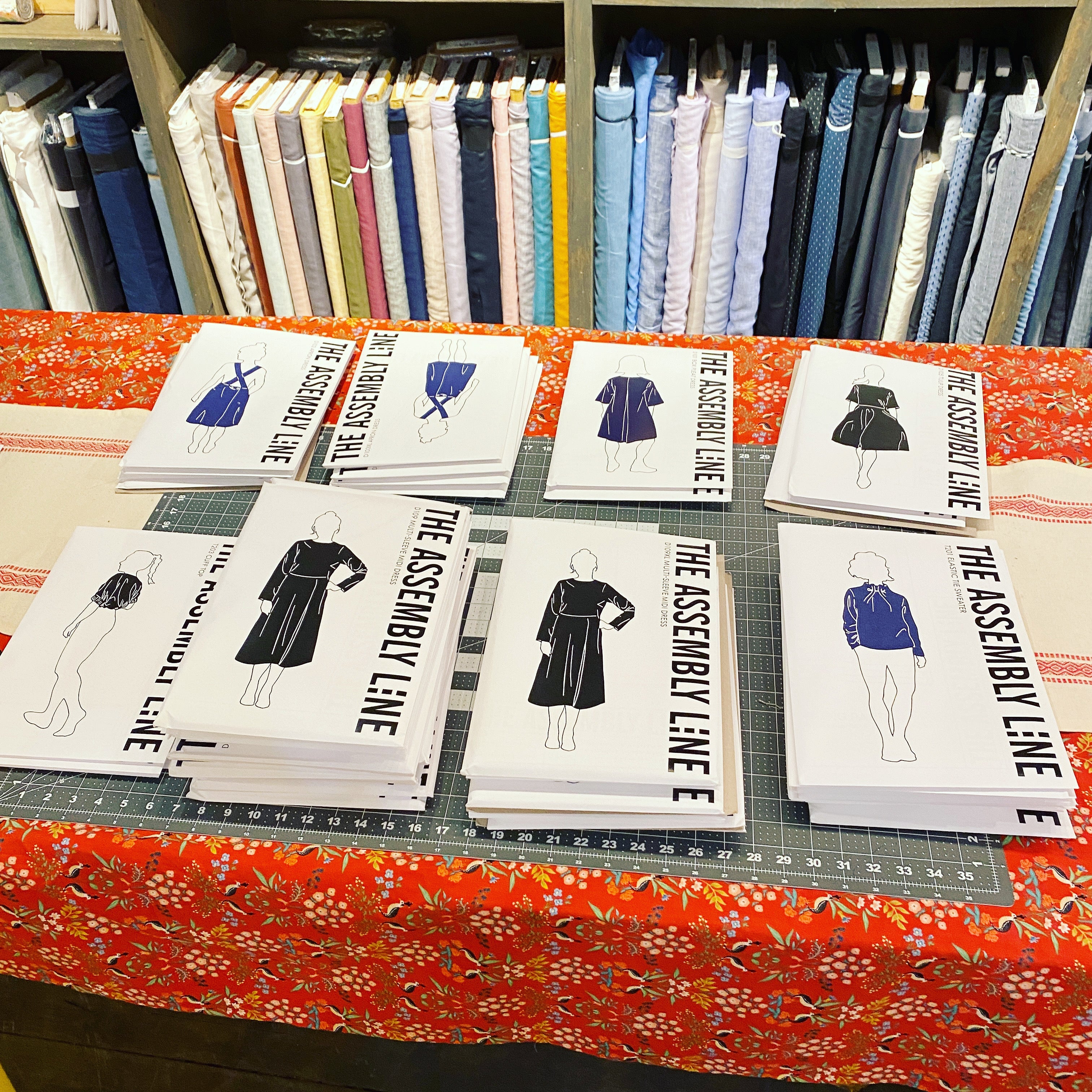 knee length dresses for ladies Assembly Line, Apron Dress Pattern, Two Size Ranges, Sweden – Lakes Makerie main image 1