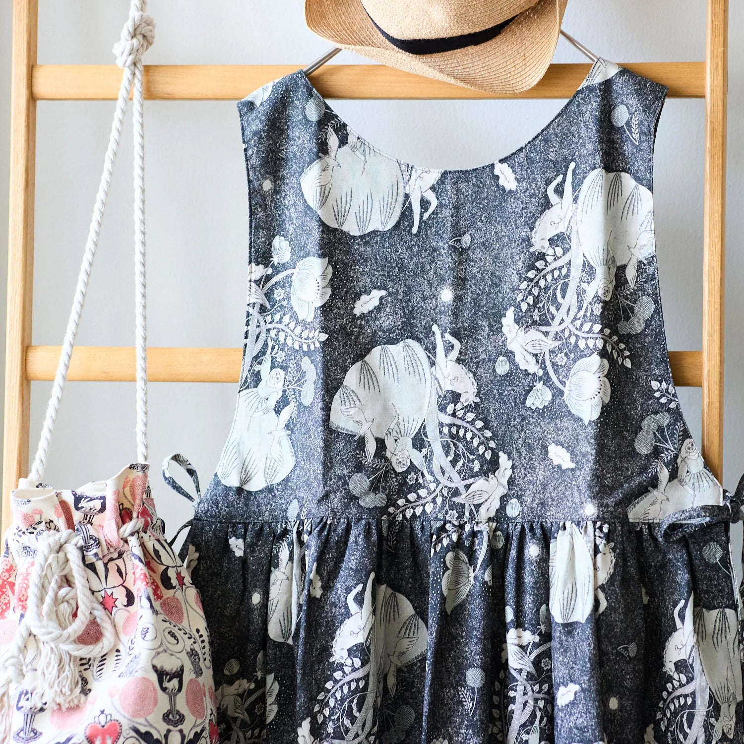 Sanae Sugimoto, Midnight Dream Cotton/Linen Sheeting, 1/4 yard