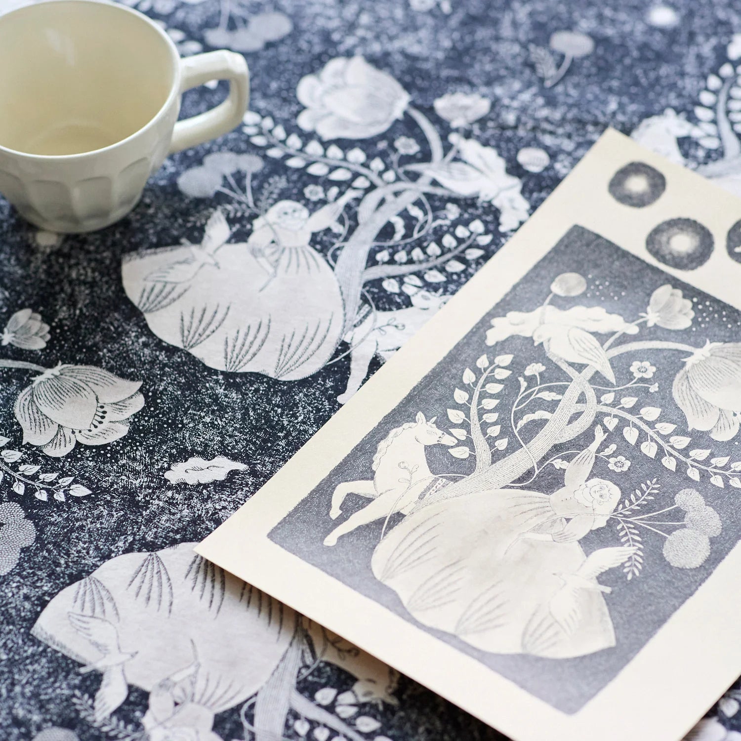 Sanae Sugimoto, Midnight Dream Cotton/Linen Sheeting, 1/4 yard