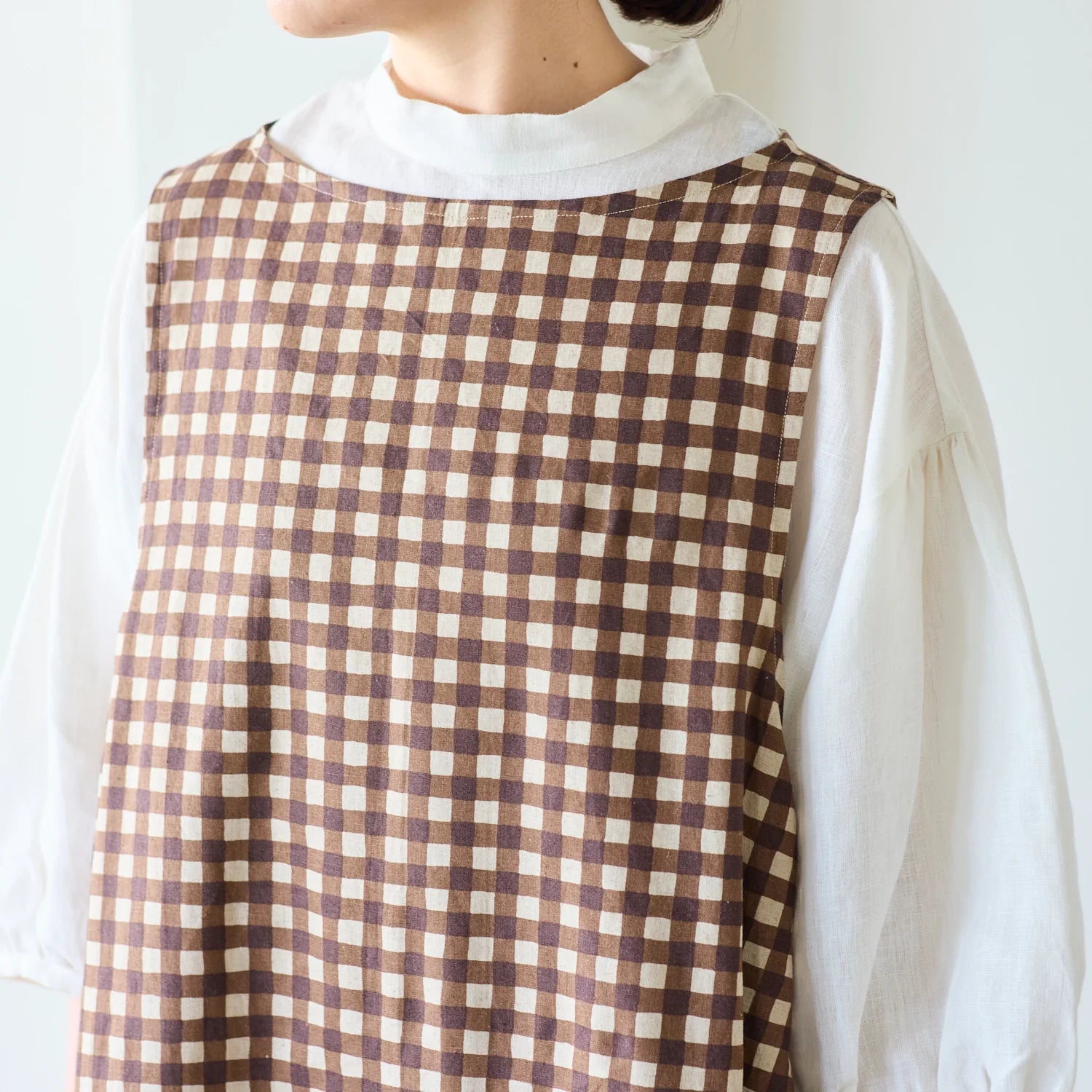 Kokka "Gin-Gam Check," Cotton-Linen Sheeting, multiple colorways, 1/4 yard