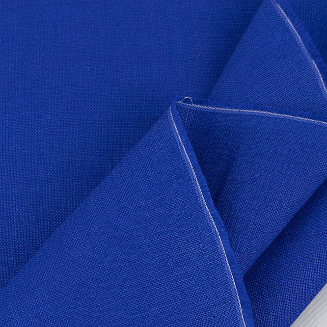 Irish Linen, Kildare Pure Royal Blue, 1/4 Yard