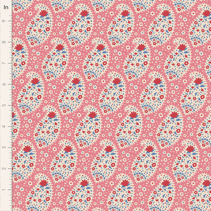 Tilda Jubilee, "Teardrop", Cotton Fabric, 1/4 yard