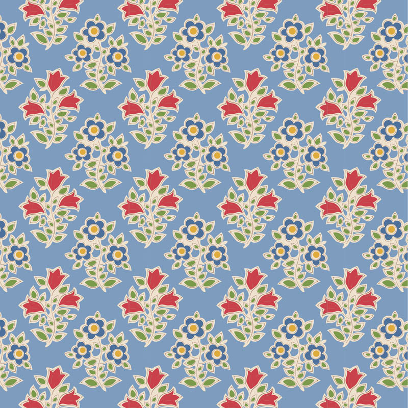 Tilda Jubilee, "Farm Flowers", Cotton Fabric, multiple colorways, 1/4 yard