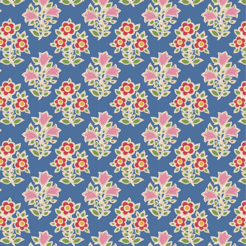 Tilda Jubilee, "Farm Flowers", Cotton Fabric, multiple colorways, 1/4 yard
