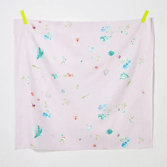 Nani Iro New Morning I, Cotton Double Gauze, Pale Lavender, 1/4 yard