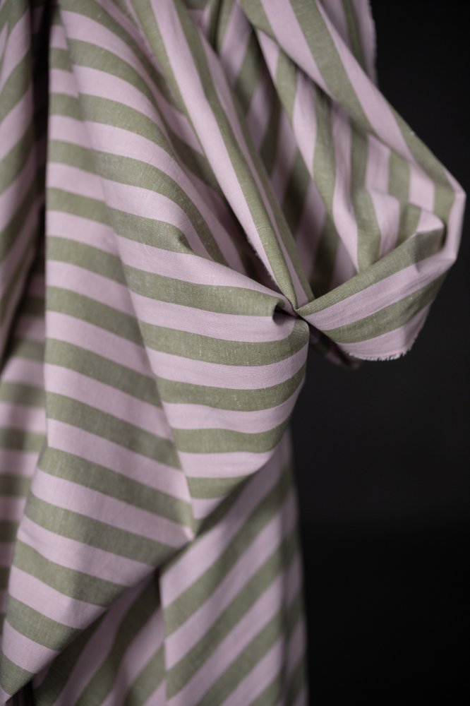 Merchant & Mills, "Cecily" Organic Cotton/Linen Stripe, 1/4 yard