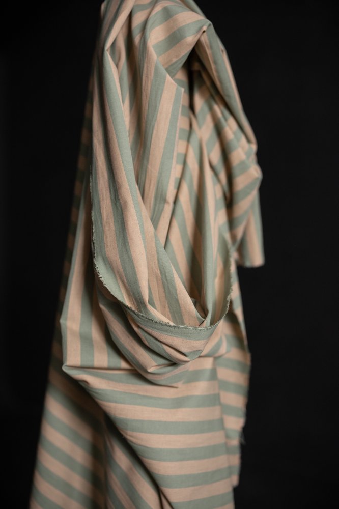 Merchant & Mills, "Land & Sea" Organic Cotton/Linen Stripe, 1/4 yard