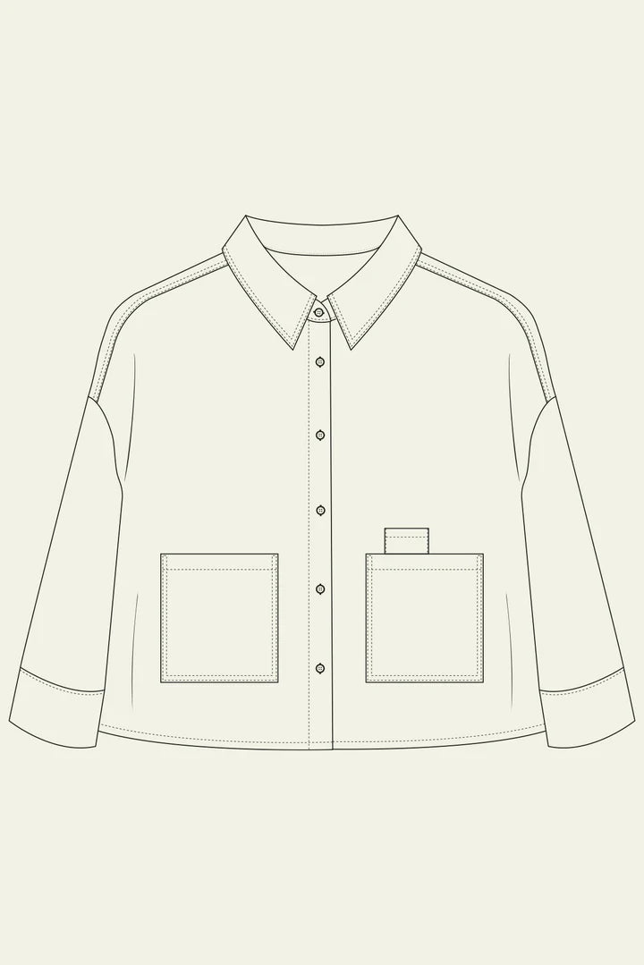 The Modern Sewing Co., Over Shirt PDF Pattern