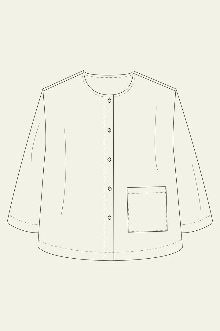 The Modern Sewing Co., Frida Shirt PDF Pattern
