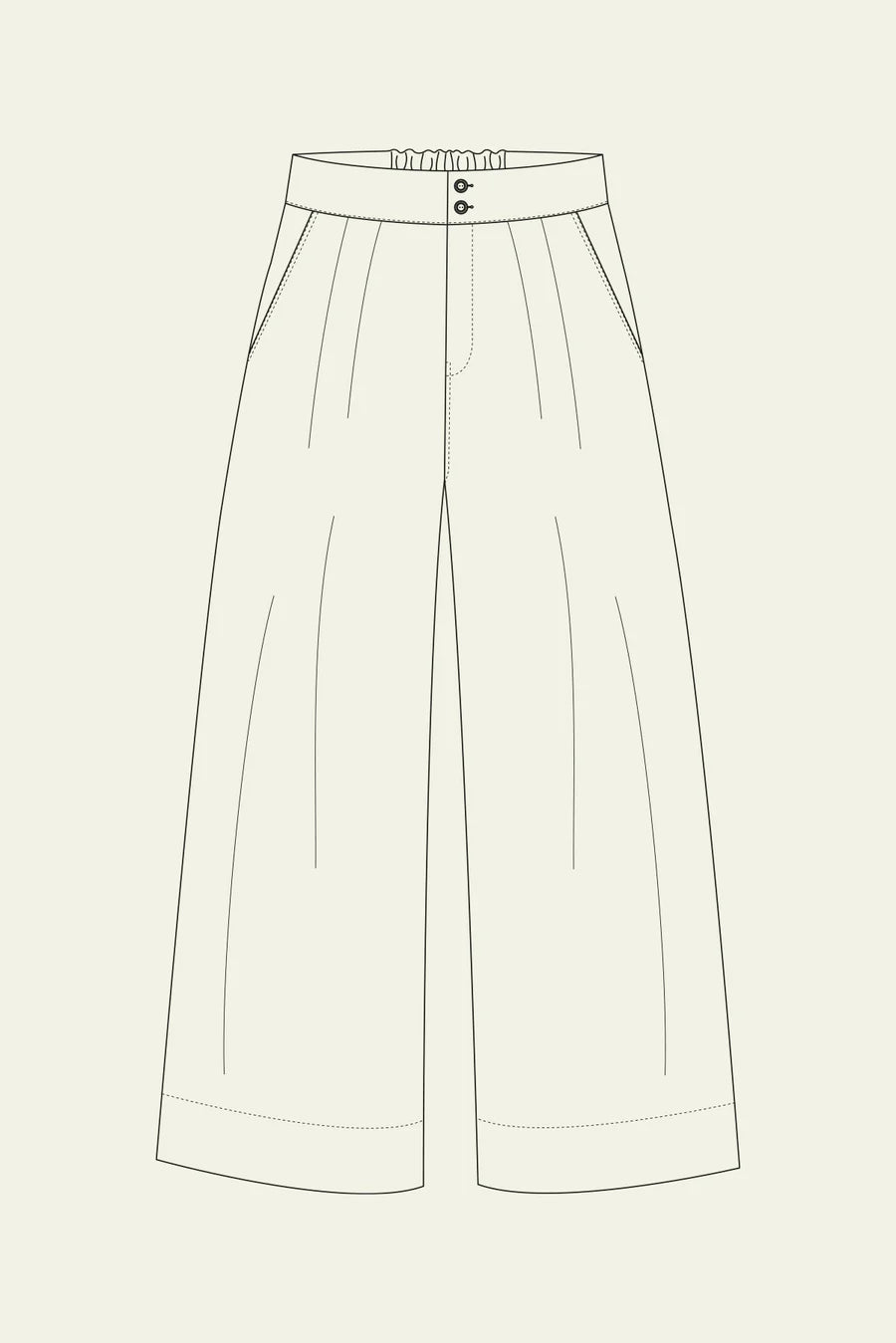 The Modern Sewing Co., Spring Trousers PDF Pattern