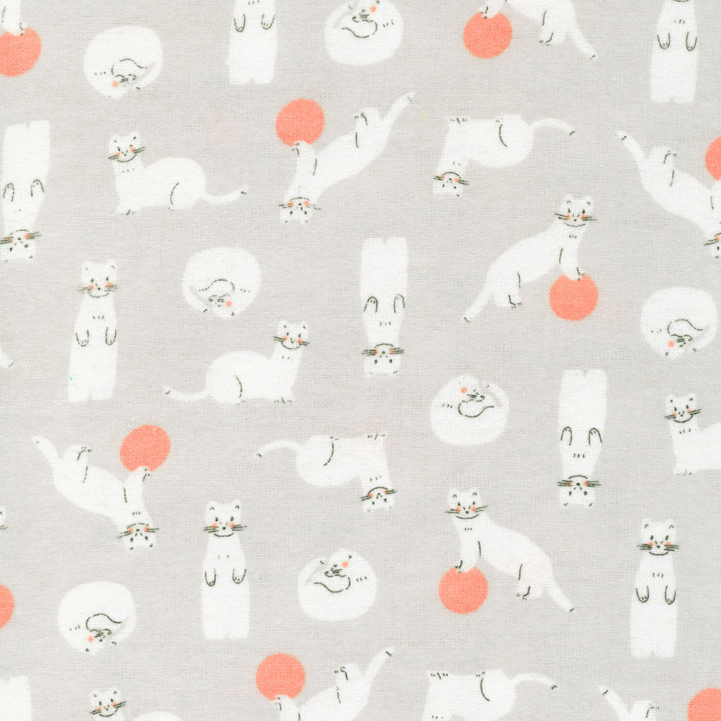 Cloud 9 Organic Cotton Flannel "Winter Forest", Stoats or Pine Trees, various colorways