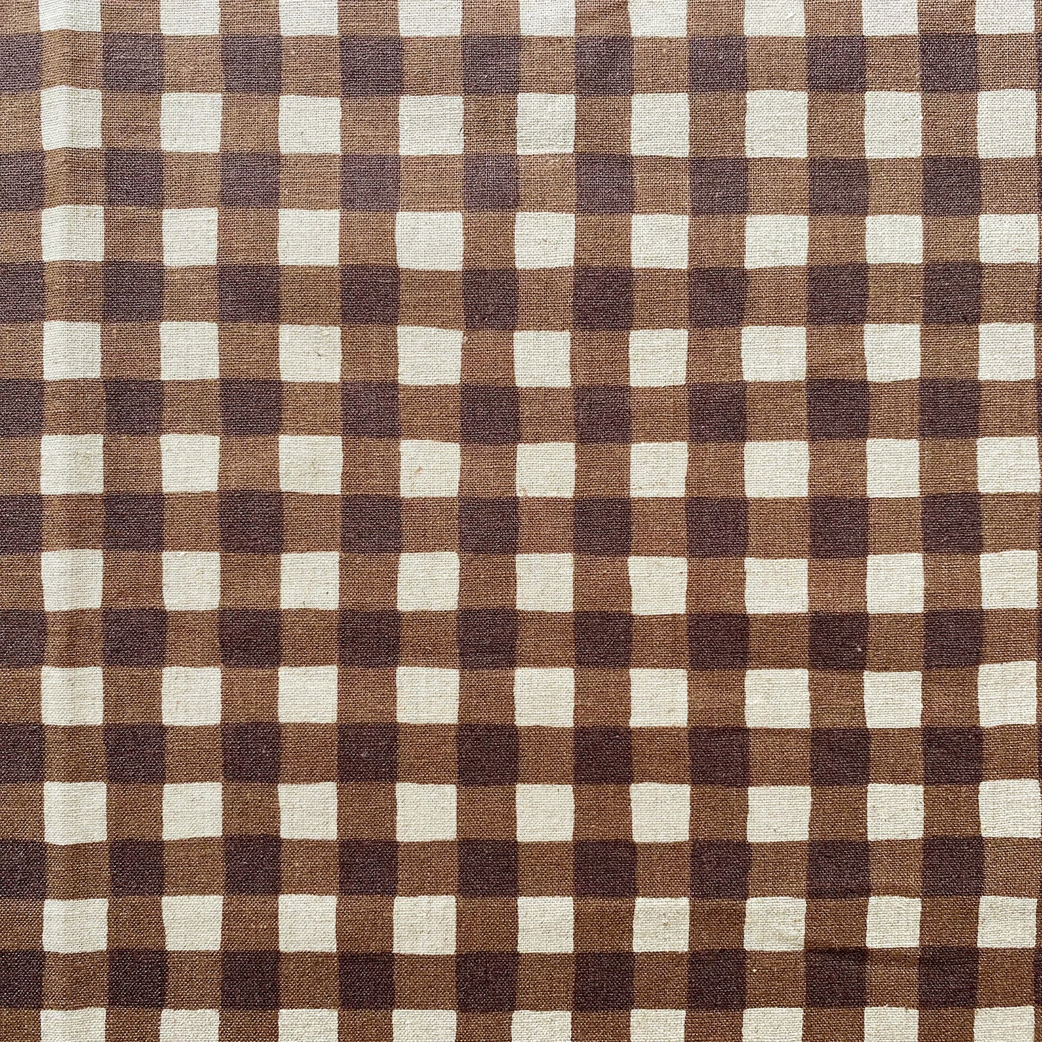 Kokka "Gin-Gam Check," Cotton-Linen Sheeting, multiple colorways, 1/4 yard
