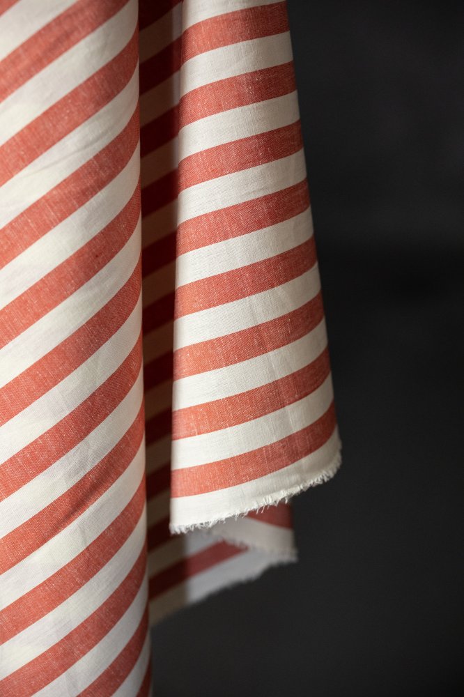 Merchant & Mills, "Gala" Organic Cotton/Linen Stripe, 1/4 yard