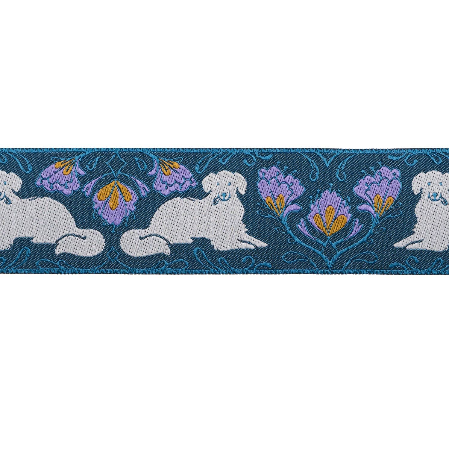Ribbon, Dog Park by Sarah Watts, Golden - 1-1/2" width , one yard