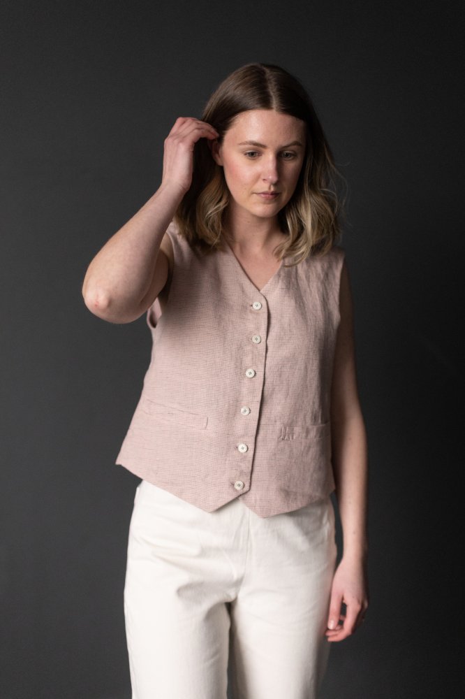 Preorder, Merchant & Mills, The Miller Waistcoat Paper Pattern