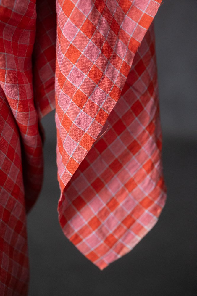 Merchant & Mills, European Laundered Linen, "Pink Pix," 1/4 yard