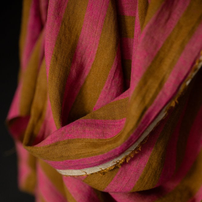 Merchant & Mills, European Laundered Linen, "Raspberry Humbug," 1/4 yard