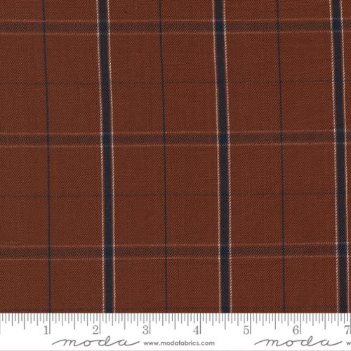 Vista Wovens by Moda, Rust Plaid, 1/4 yard