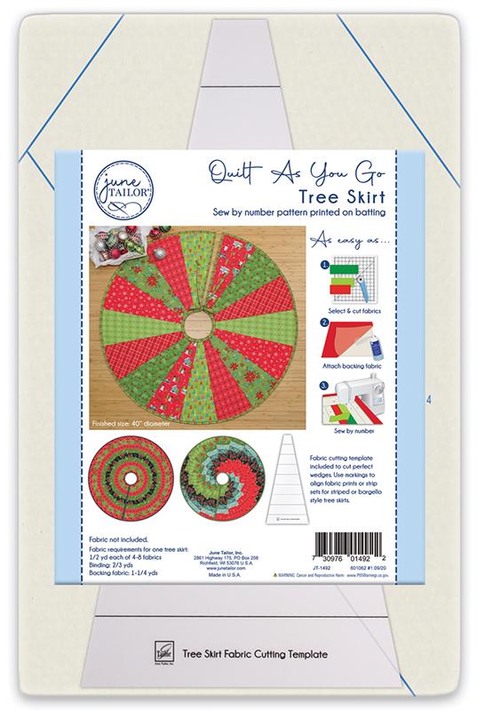 June Tailor Quilt-As-You-Go Tree Skirt Kit