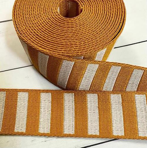 Bold Stripe webbing, 1.5 inch wide, 1/4 yard, multiple colorways