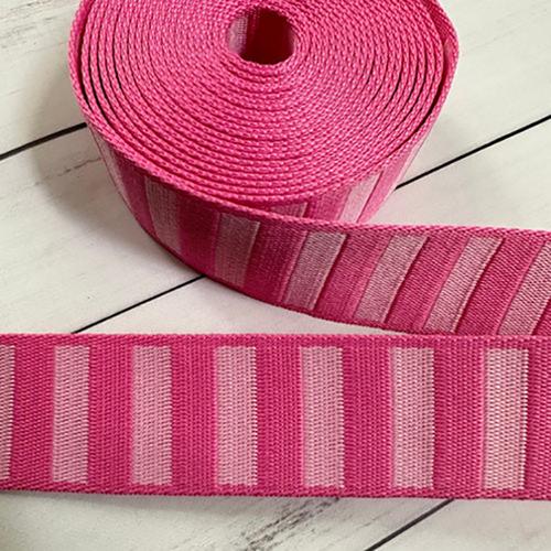 Bold Stripe webbing, 1.5 inch wide, 1/4 yard, multiple colorways