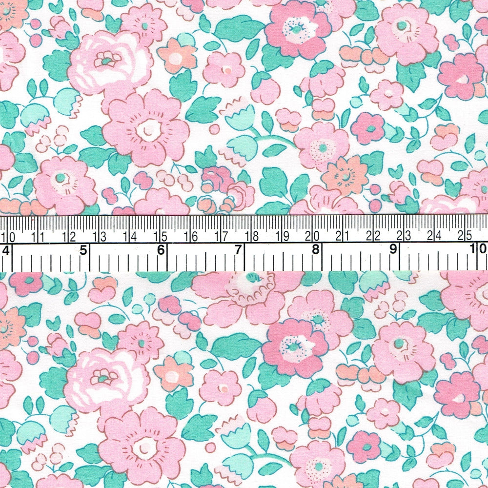 Liberty Tana Lawn Cotton Fabric Betsy, 1/4 yard