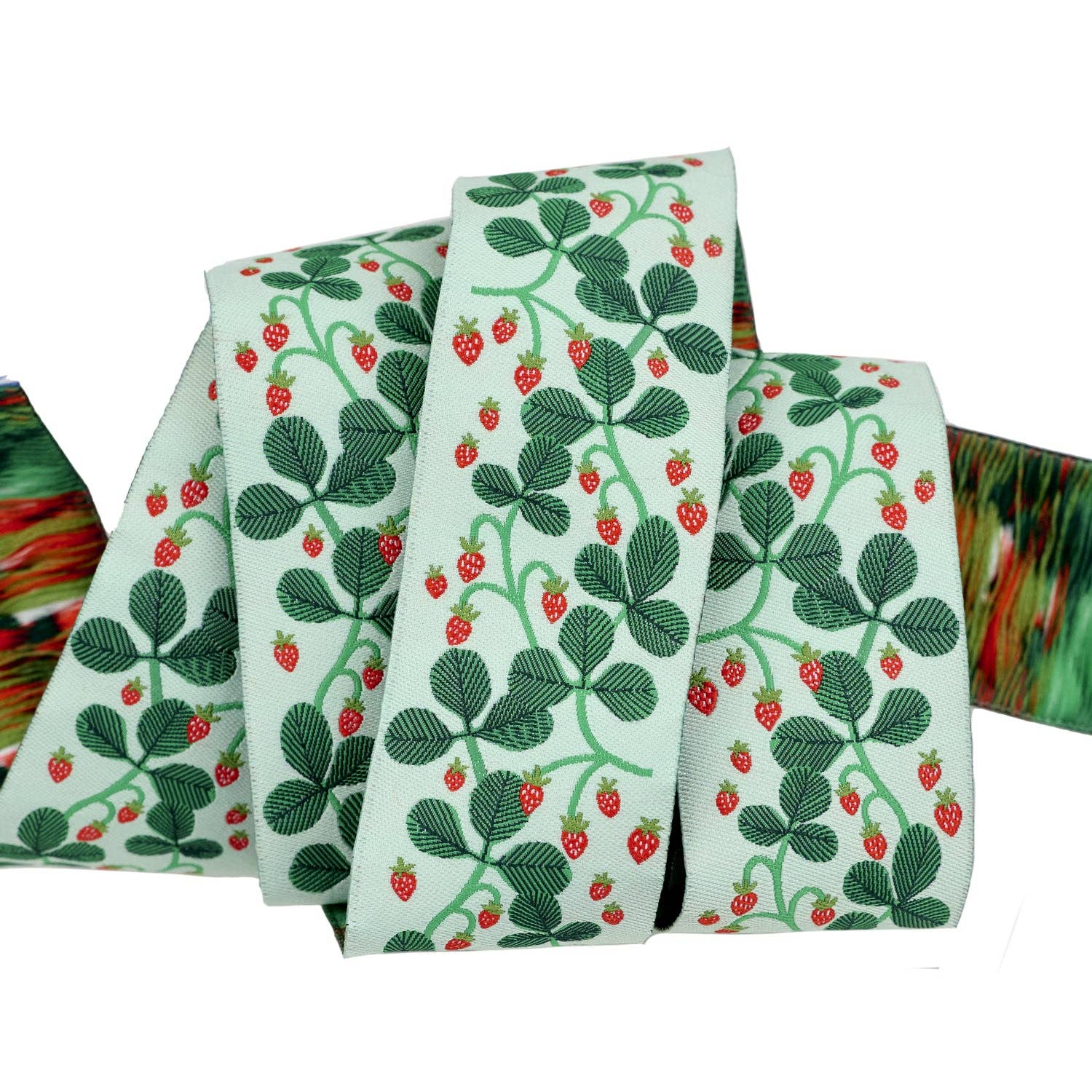 Ribbon, Love Letter - Strawberry 1-1/2" - by Lizzy House, one yard
