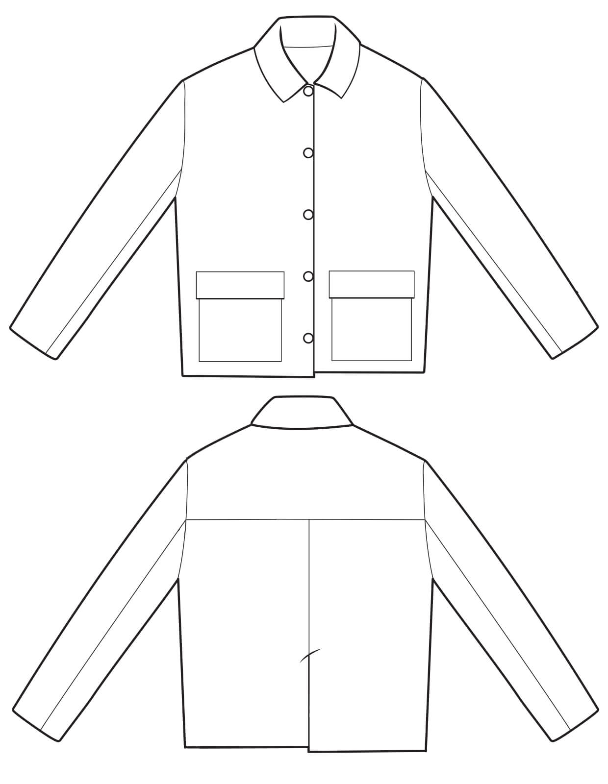 The Maker's Atelier 52, The Boxy Jacket PDF Pattern