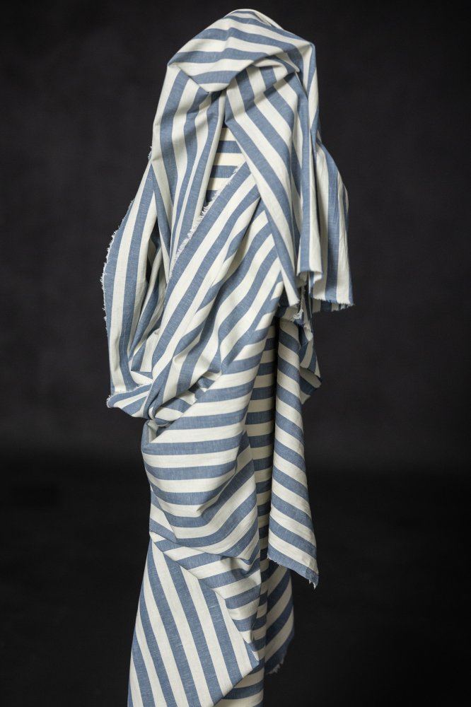 Merchant & Mills, "Amalfi" Organic Cotton/Linen Stripe, 1/4 yard