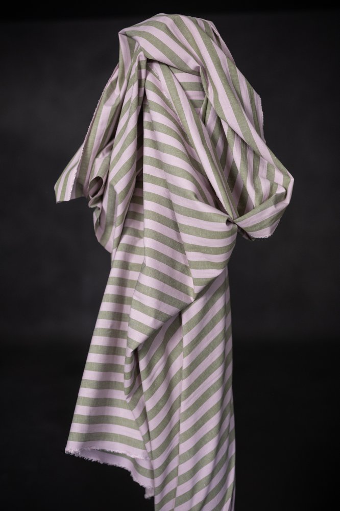 Merchant & Mills, "Cecily" Organic Cotton/Linen Stripe, 1/4 yard