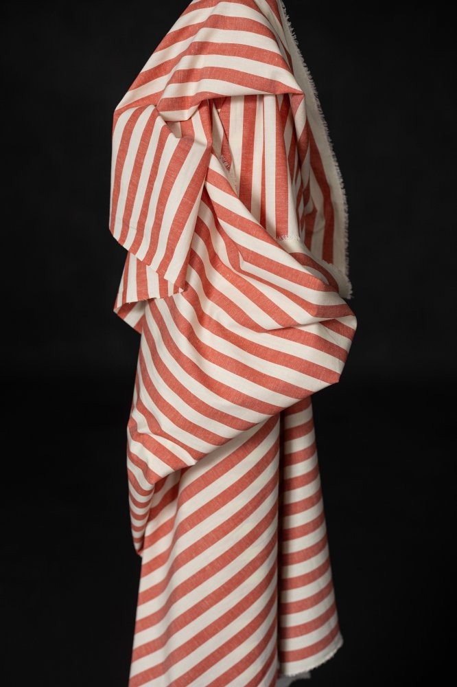 Merchant & Mills, "Gala" Organic Cotton/Linen Stripe, 1/4 yard