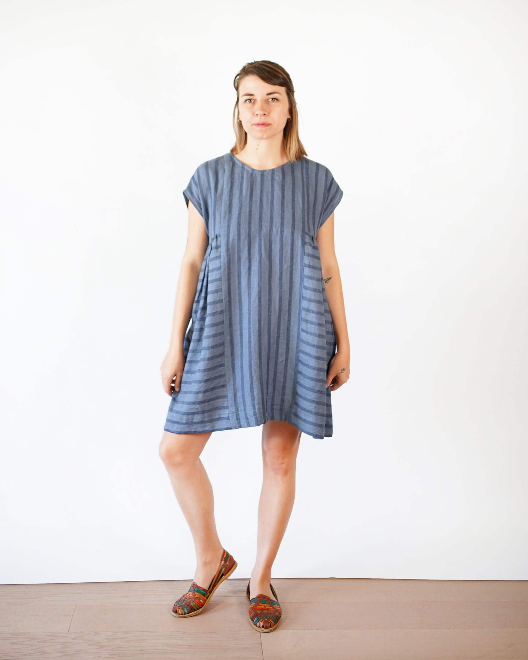 Matchy Matchy Sewing Club, Collage Gather Dress, Digital PDF Pattern
