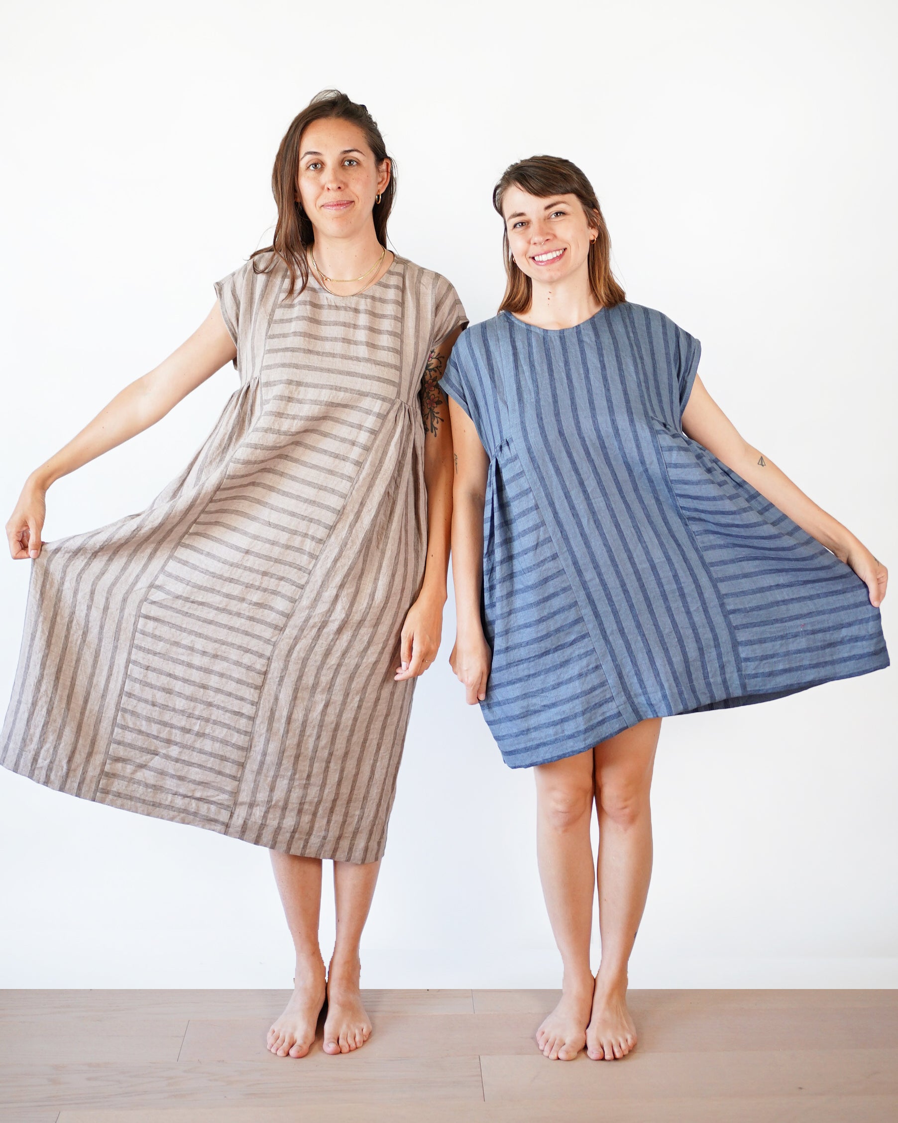 Matchy Matchy Sewing Club, Collage Gather Dress, Digital PDF Pattern