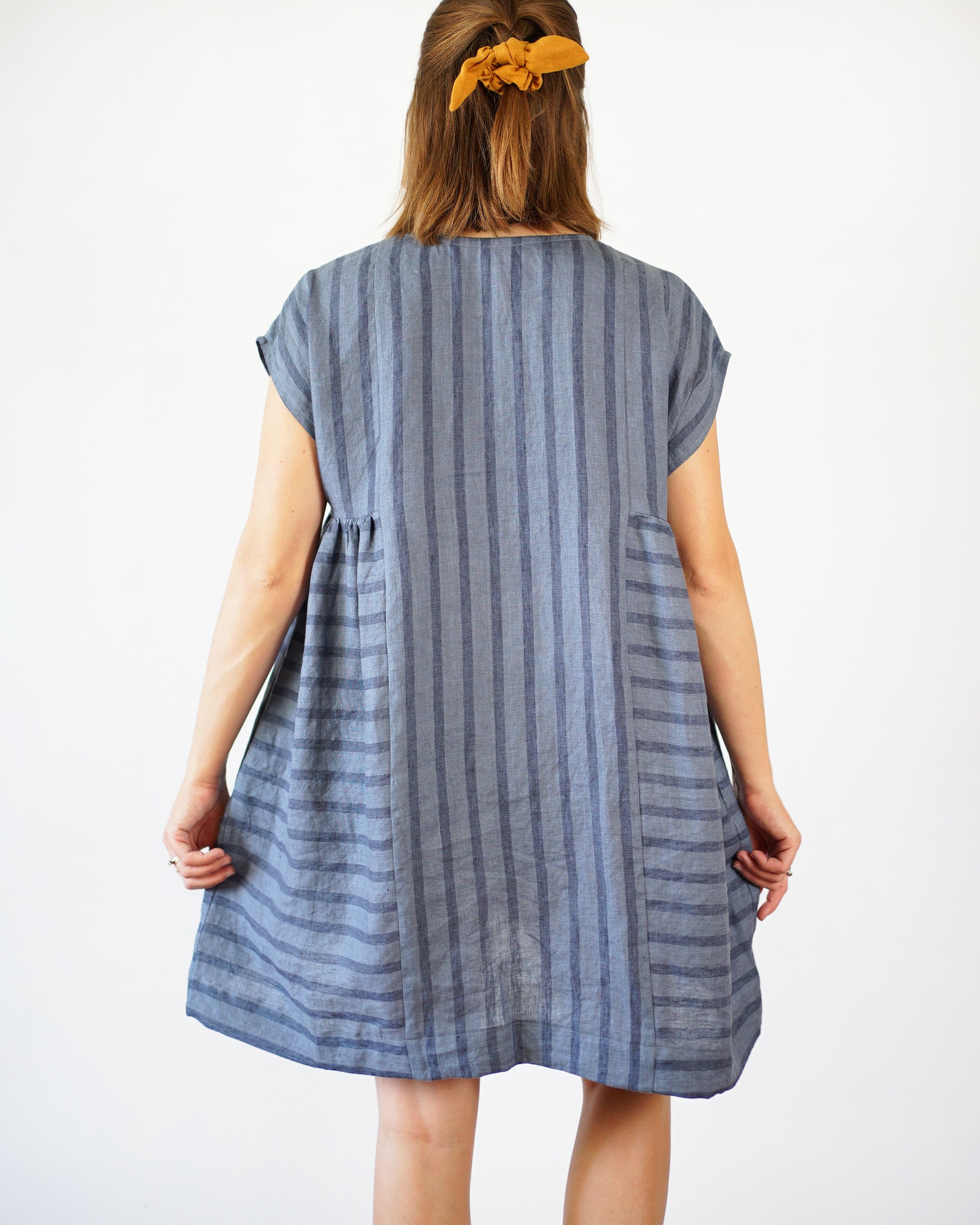 Matchy Matchy Sewing Club, Collage Gather Dress, Digital PDF Pattern