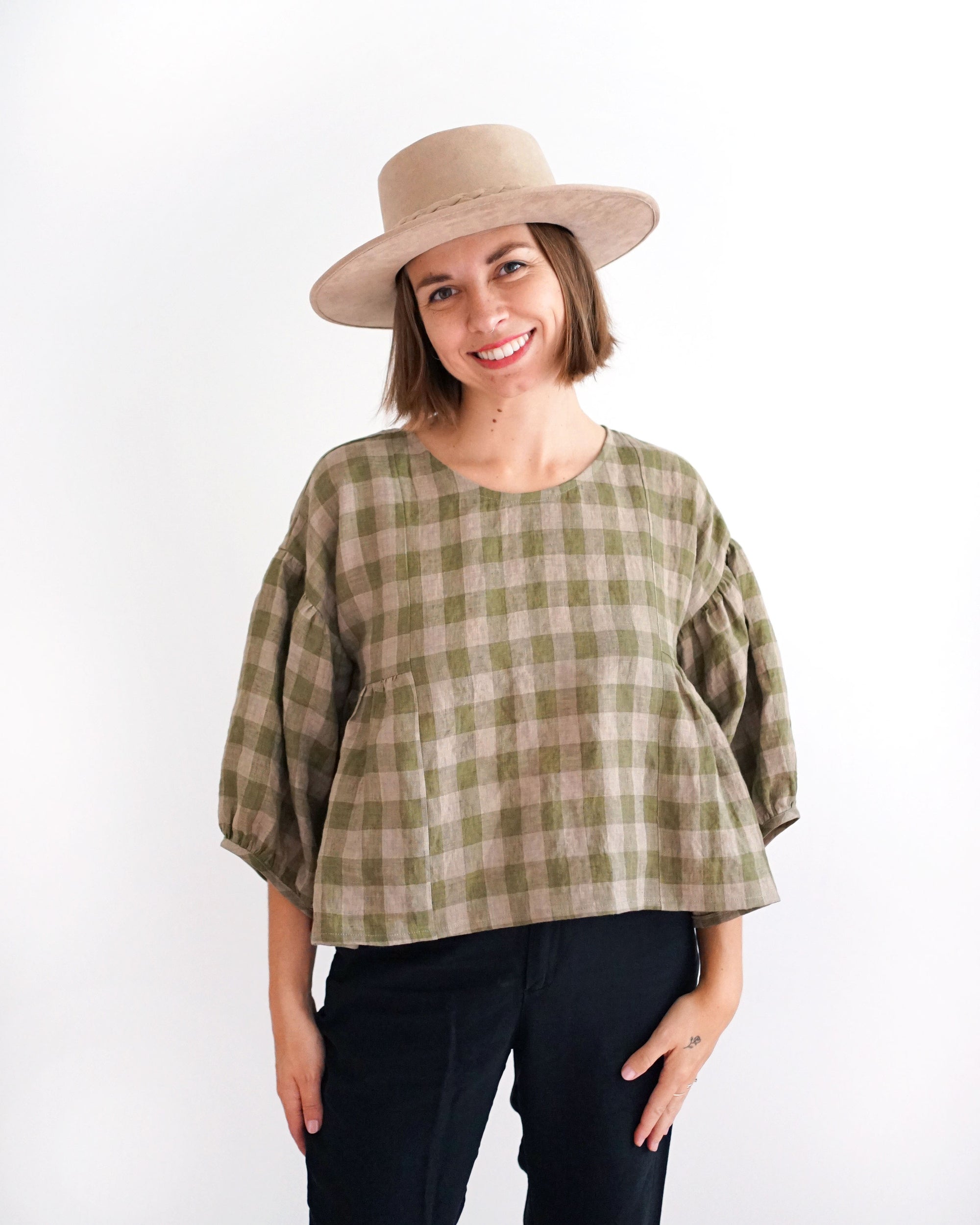 Class: Sew the Long Sleeved Collage Gather Top with Loren, Starts Tuesday October 14, 5:30-8:30PM (3 sessions)