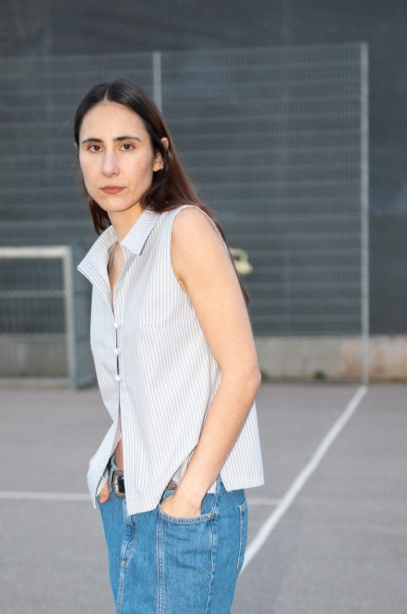 Puff and Pencil, Collared Blouse PDF Pattern
