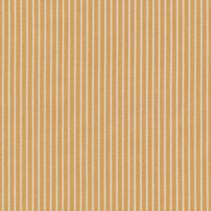 Crawford Shirting, Checks or Stripes, Mustard, 1/4 yard
