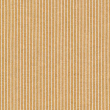 Crawford Shirting, Checks or Stripes (multiple sizes), Mustard, 1/4 yard