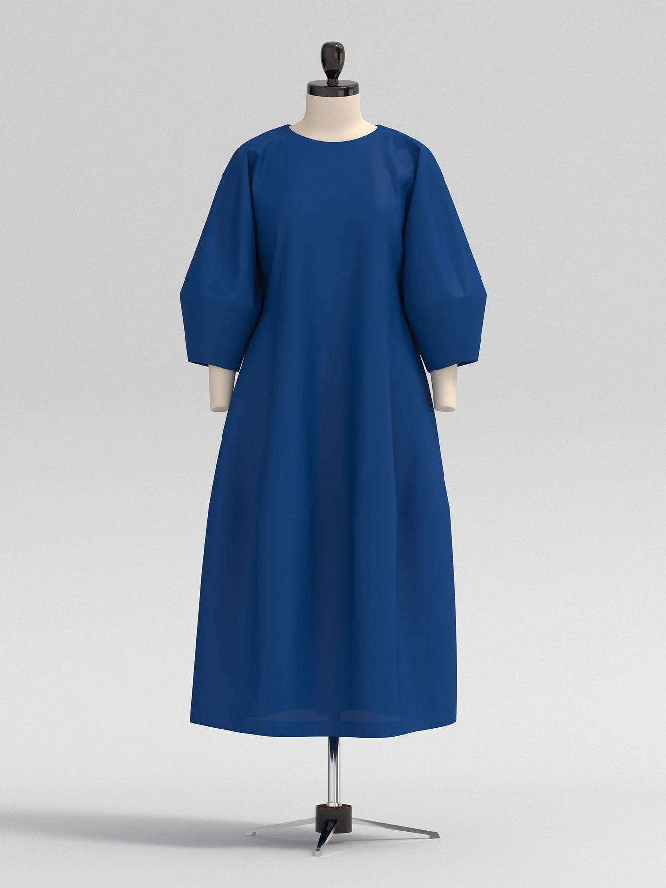 Assembly Line Barrel Sleeve Dress Pattern, Sweden Assembly Line Barrel Sleeve Dress Pattern, Sweden