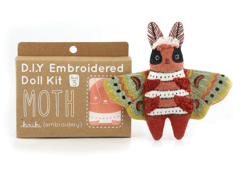 Kiriki D.I.Y Embroidered Doll Kits, various animals