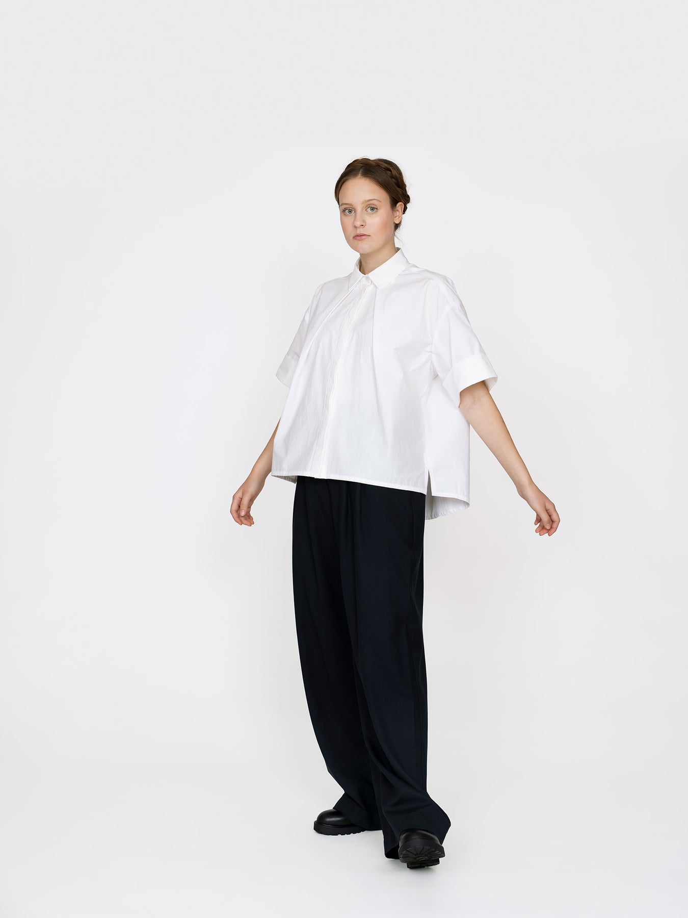 Assembly Line, Front Pleat Shirt Pattern, Sweden, two size ranges