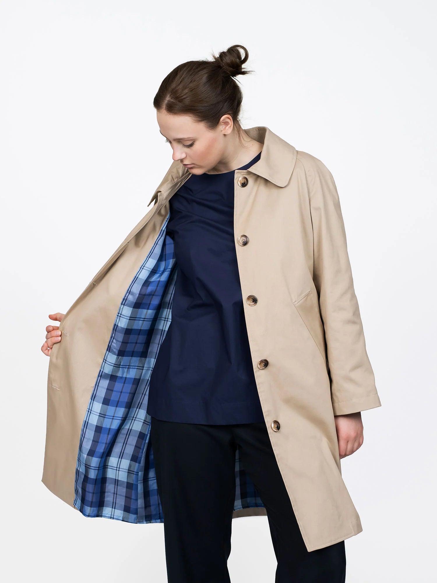 Assembly Line, Car Coat Pattern, two size ranges, Sweden
