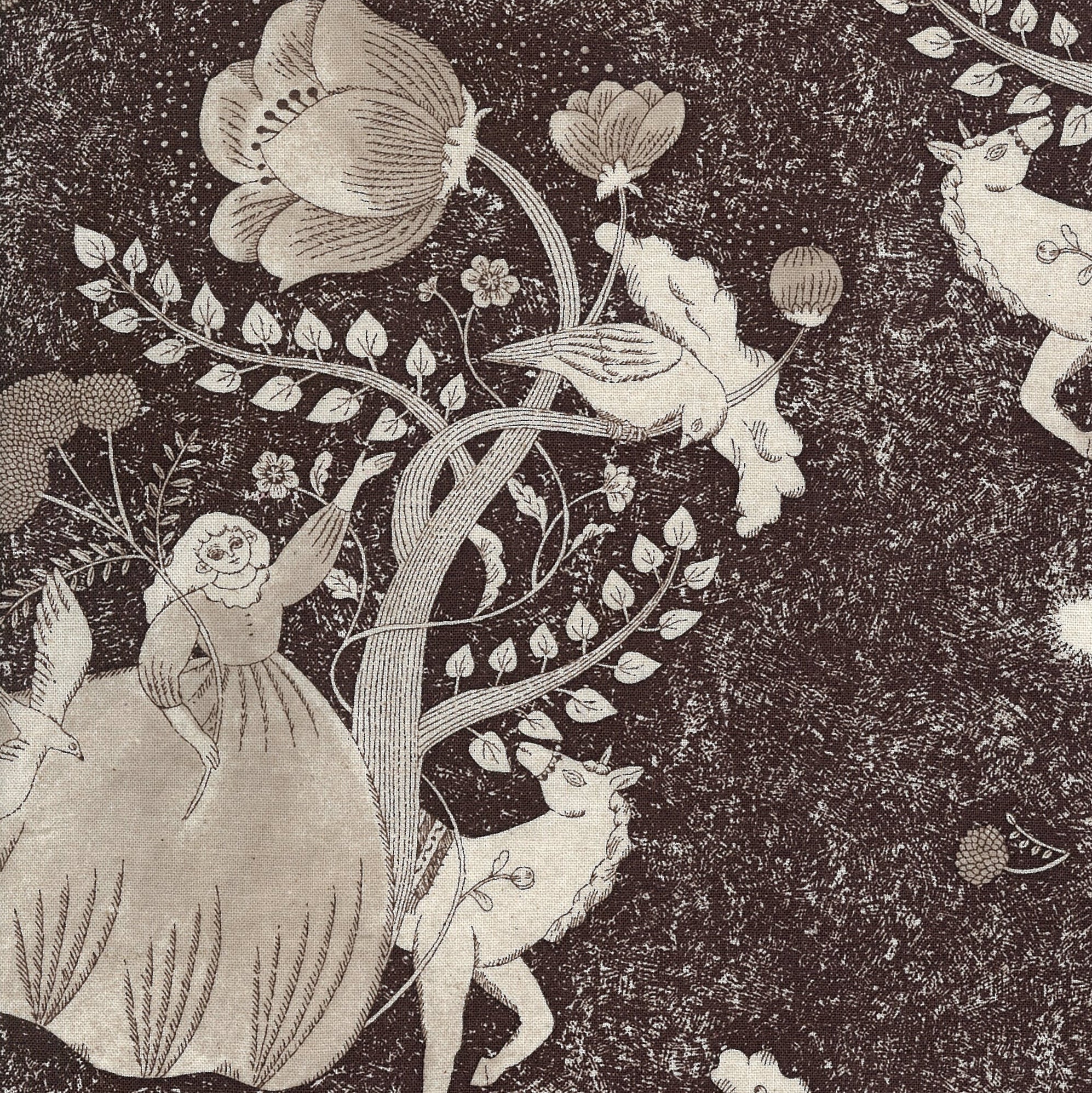 Sanae Sugimoto, Midnight Dream Cotton/Linen Sheeting, 1/4 yard