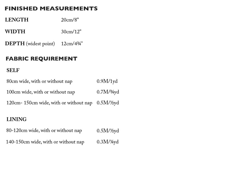 Merchant & Mills, The Factotum Crossbody Bag PDF Pattern