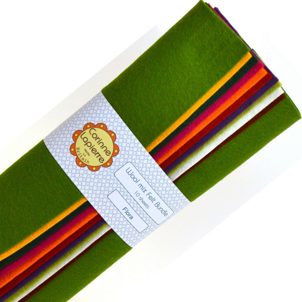 Wool Felt Bundle, multiple colorways