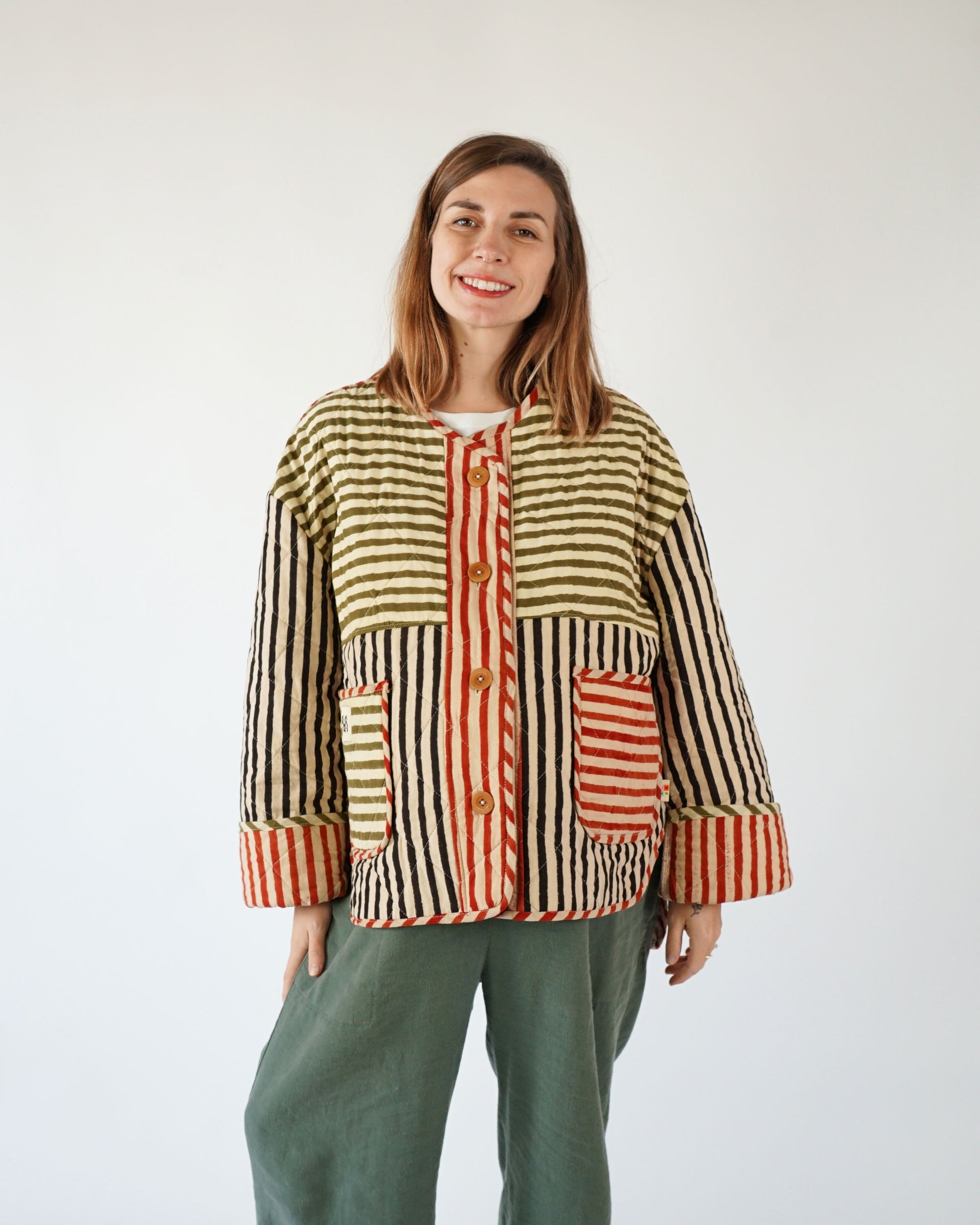 Matchy Matchy Sewing Club, Homebody Quilted Jacket Digital PDF Pattern