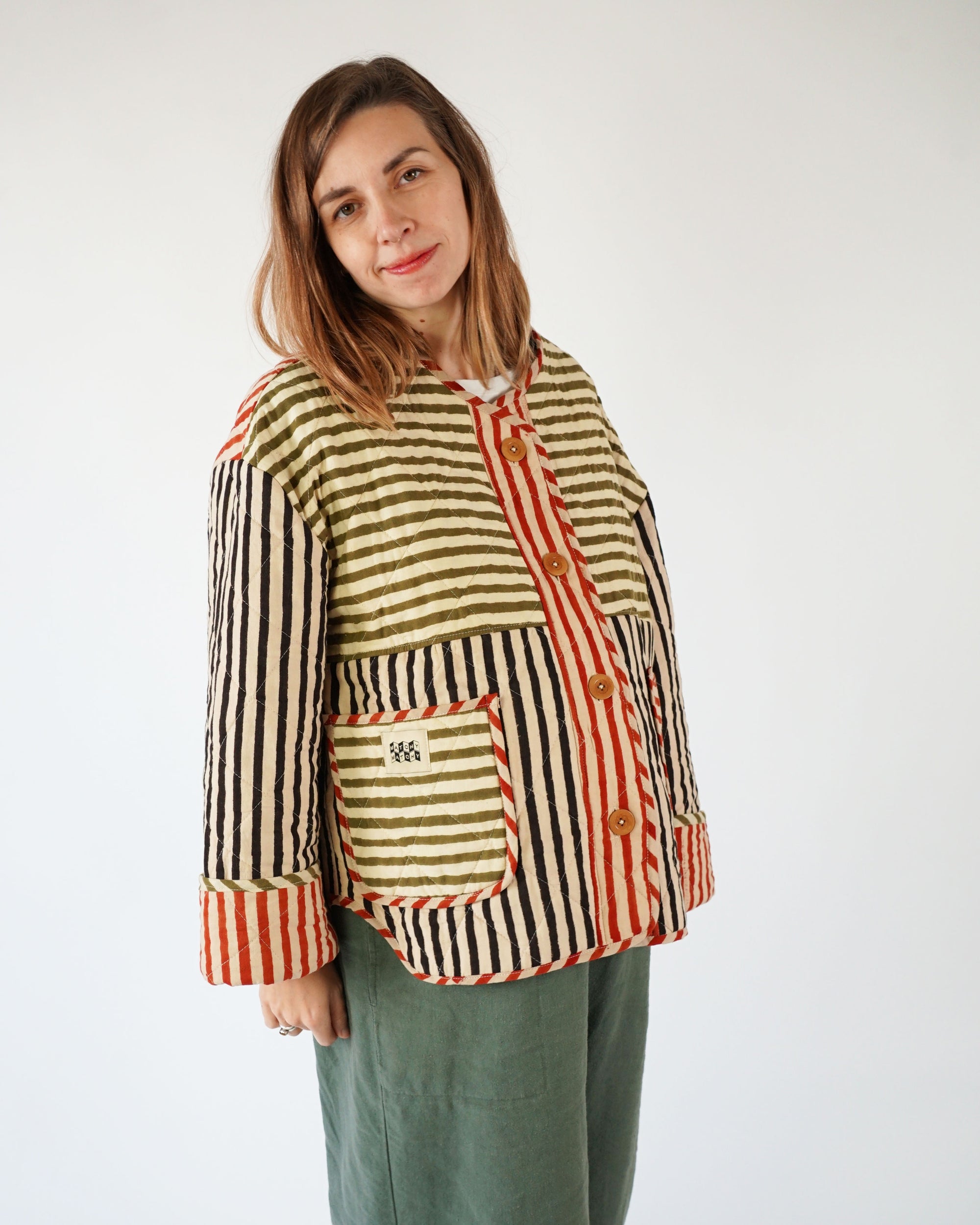 Matchy Matchy Sewing Club, Homebody Quilted Jacket Digital PDF Pattern