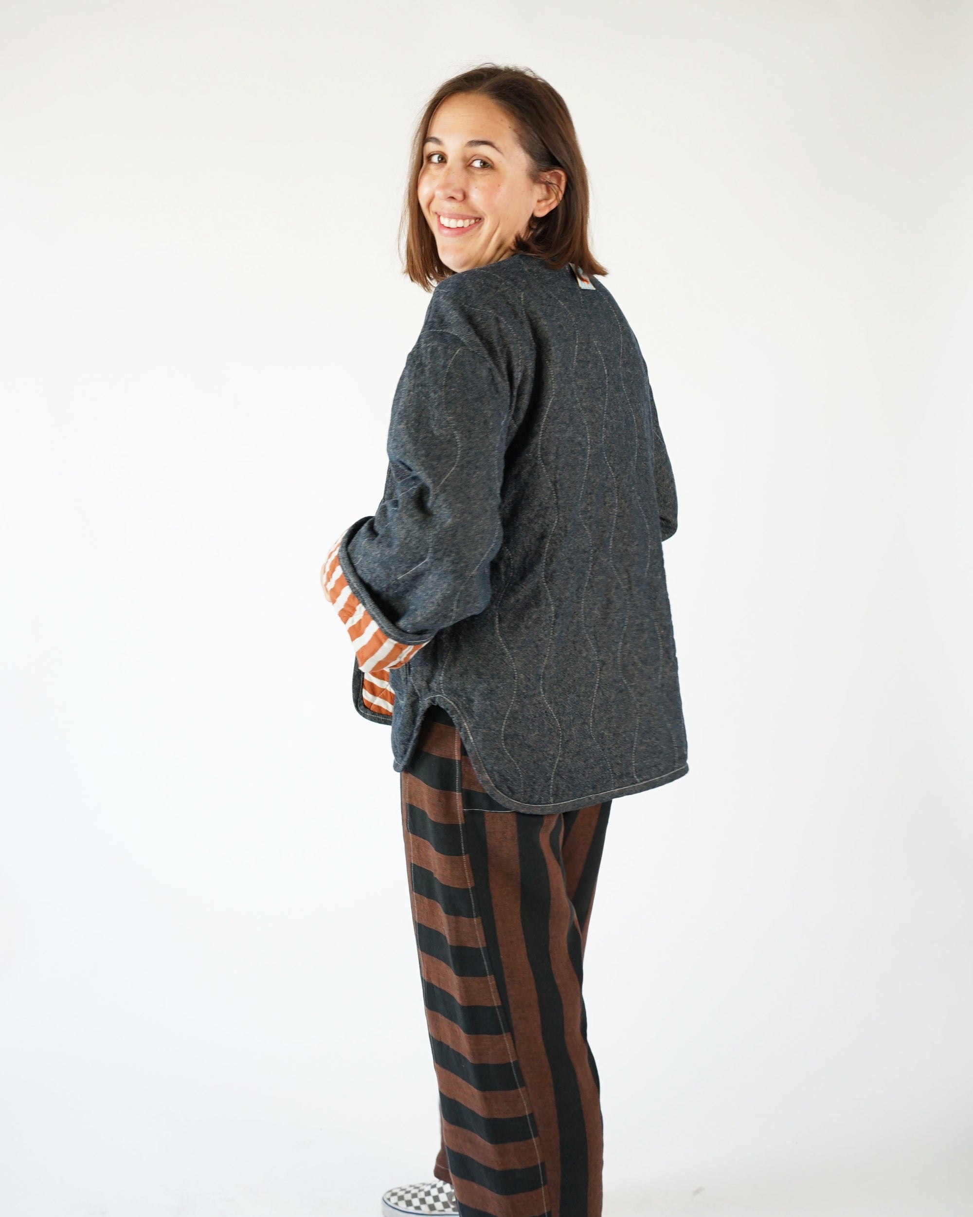 Matchy Matchy Sewing Club, Homebody Quilted Jacket Digital PDF Pattern
