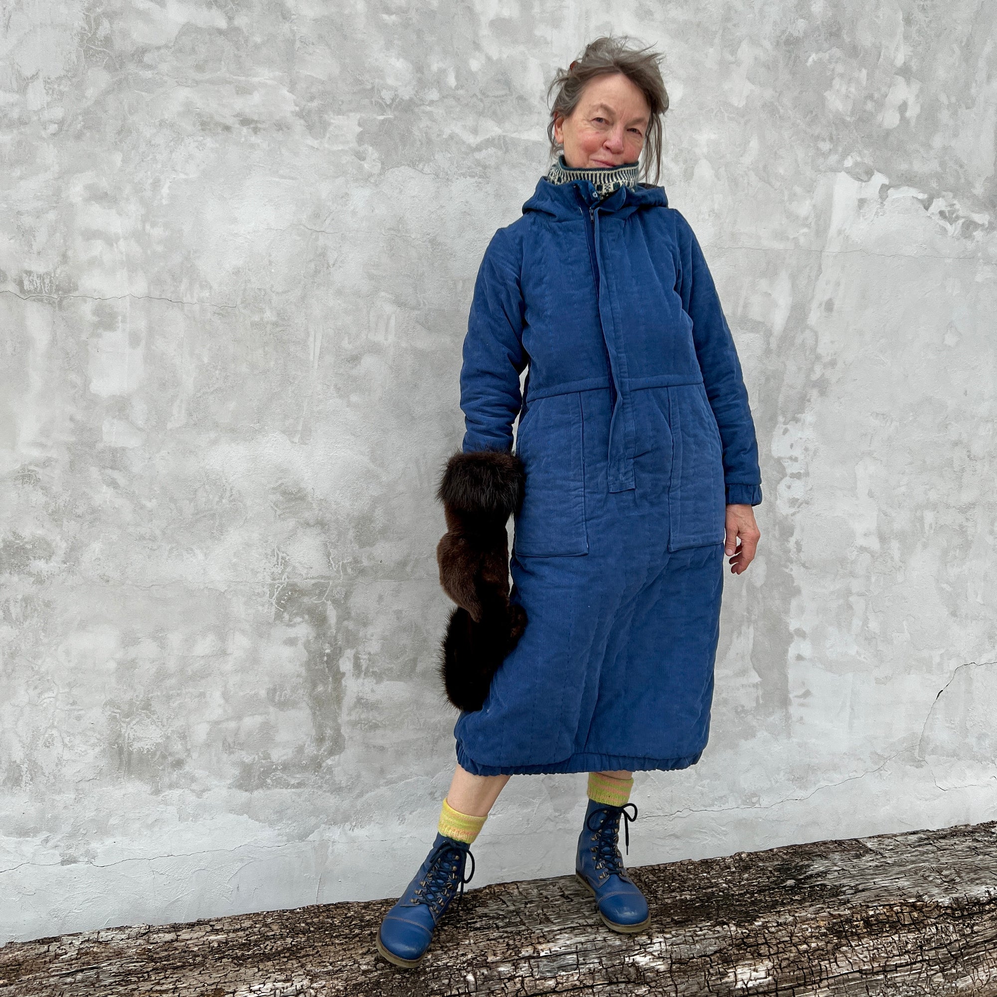 Assembly Line, Hoodie Dress Pattern, two size ranges, Sweden,