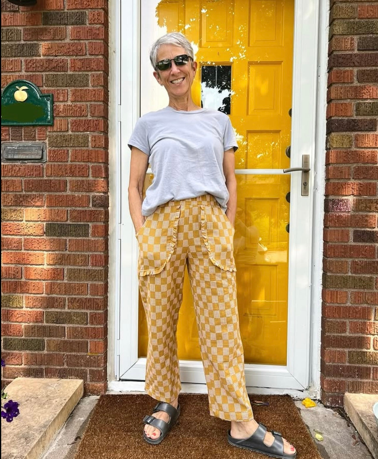 Matchy Matchy Sewing Club, Apron Pocket Pants Digital PDF Pattern